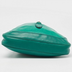 Gucci Green Leather Medium New Jackie Hobo