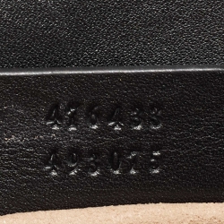 مملوكة مسبقًا Gucci Black Matelassé Leather Super Mini GG Marmont Shoulder Bag