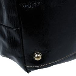 مملوكة مسبقًا Gucci Black Patent Leather Large Brit Tote