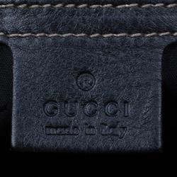 مملوكة مسبقًا Gucci Black Patent Leather Large Brit Tote