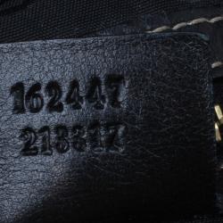 مملوكة مسبقًا Gucci Black Patent Leather Large Brit Tote