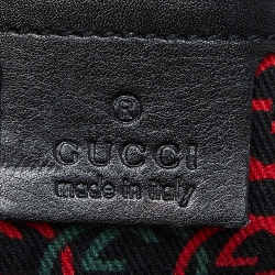 مملوكة مسبقًا Gucci Black Leather Small Britt Boston Bag