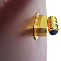 Pre Owned Gucci Bordeaux Leather Chain Crossbody Bag