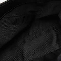 مملوكة مسبقًا Gucci Black GG Canvas and Leather Small Bardot Bag