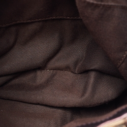 Pre Owned Gucci Beige/Metallic GG Canvas and Leather Limited Edition Tom Ford Bamboo Hobo