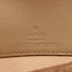 مملوكة مسبقًا Gucci Beige GG Supreme Canvas and Suede Super Mini Dionysus Shoulder Bag