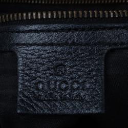 Pre Owned Gucci Black Drawstring Hobo