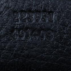 Pre Owned Gucci Black Drawstring Hobo