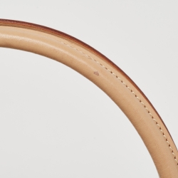 Pre Owned Gucci Natural/Neon Yellow/ Jumbo GG Canvas Jackie Tote w/ Wallet