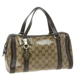 Pre Owned Gucci Guccissima Duchessa Medium Boston