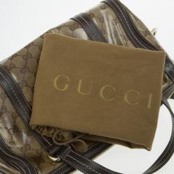 Pre Owned Gucci Guccissima Duchessa Medium Boston