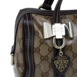 Pre Owned Gucci Guccissima Duchessa Medium Boston Bag