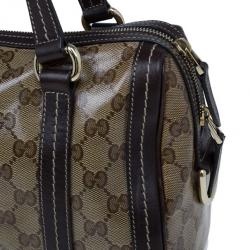 Pre Owned Gucci Guccissima Duchessa Medium Boston Bag