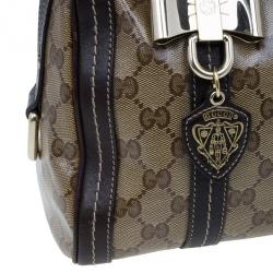 Pre Owned Gucci Guccissima Duchessa Medium Boston Bag