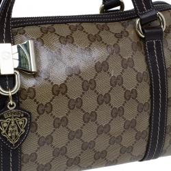 Pre Owned Gucci Guccissima Duchessa Medium Boston Bag