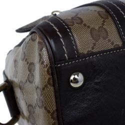 Pre Owned Gucci Guccissima Duchessa Medium Boston Bag