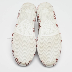 Gucci Multicolor GG Ghost Leather Ace Sneakers Size 37.5