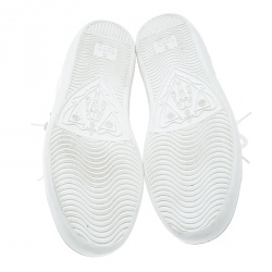 Gucci White Leather Ace Studded Sneakers Size 37
