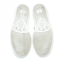 مملوكة مسبقًا حذاء رياضي غوتشي أربطة أيس جلد أبيض مقاس 36.5