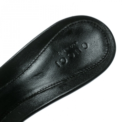 مملوكة مسبقًا صندل غوتشي هورسبيت جلد غوتشيسيما ذهبي ميتالك مقاس 38.5