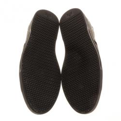 Pre Owned Gucci Guccissima Crystal Sneakers Size 39.5