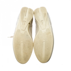 Gucci Beige Guccissima Leather Sneakers Size 37