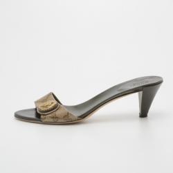 مملوكة مسبقًا Gucci Guccissima Crystal Hysteria Slides Size 39