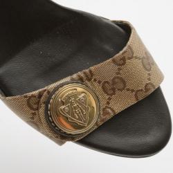 مملوكة مسبقًا Gucci Guccissima Crystal Hysteria Slides Size 39