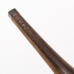 Pre Owned Gucci Brown Leather New Hollywood Studded Horsebit Peep Toe Pumps Size 39