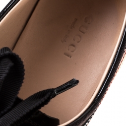 Pre Owned حذاء رياضي غوتشي منخفض من أعلى باترفلات نيو إس فليسر جلد لامع متعدد الألوان مقاس 39