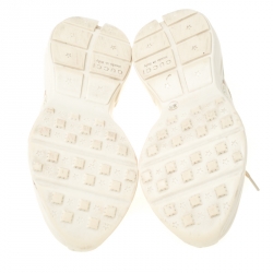 Pre Owned حذاء رياضي غوتشي ريثون فيندج بالشعار نعل سميك مقاس 36.5