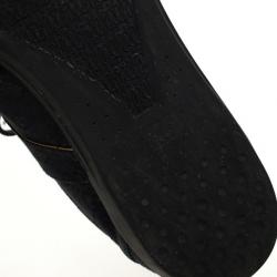 Pre Owned Gucci Black Guccissima Canvas Aerobic Sneakers Size 37.5