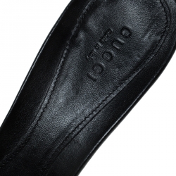 مملوكة مسبقًا Gucci Red Patent Leather Horsebit Slides Size 39