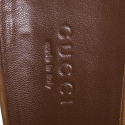 Pre Owned  Gucci Tricolor Cross Zip Web Canvas Slide Sandals Size 39