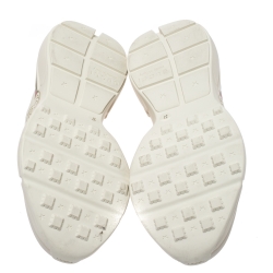 Pre Owned حذاء رياضي غوتشي ريثون فيندج بالشعار نعل سميك مقاس 36.5