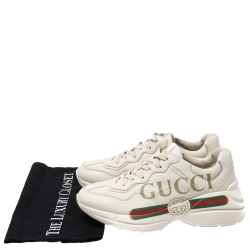 Pre Owned حذاء رياضي غوتشي ريثون فيندج بالشعار نعل سميك مقاس 36.5