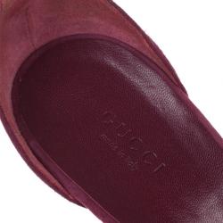 Pre Owned Gucci Pink Rope High Heel Sandals Size 41