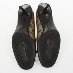 مملوكة مسبقًا Gucci Guccissima Crystal Bow Pumps Size 37