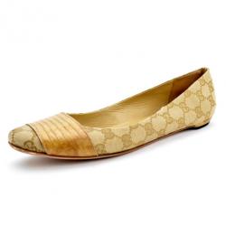مملوكة مسبقًا Gucci Guccissima Ballet Flats Size 39.5