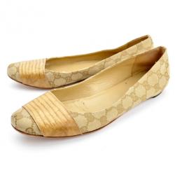 مملوكة مسبقًا Gucci Guccissima Ballet Flats Size 39.5