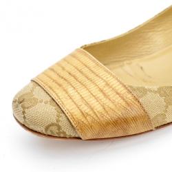 مملوكة مسبقًا Gucci Guccissima Ballet Flats Size 39.5