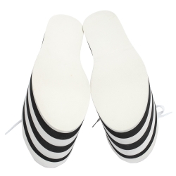 مملوكة مسبقًا حذاء رياضي غوتشي بيغي جلد أسود نعل سميك مزين ويب مقاس 39