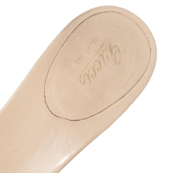 Pre Owned Gucci Multicolor Floral Canvas Bamboo Horsebit Slides Size 40