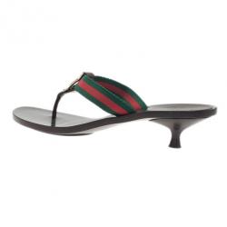 مملوكة مسبقًا صندل غوتشي ثونغ GG شبكة مقاس 38.5