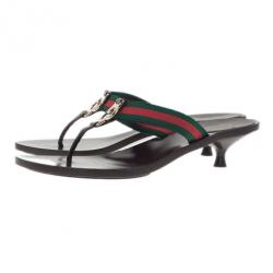 مملوكة مسبقًا صندل غوتشي ثونغ GG شبكة مقاس 38.5