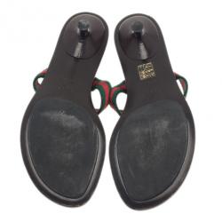 مملوكة مسبقًا صندل غوتشي ثونغ GG شبكة مقاس 38.5