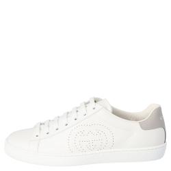 Pre Owned  Gucci White Ace Sneakers Size 37