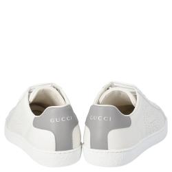 Pre Owned  Gucci White Ace Sneakers Size 37