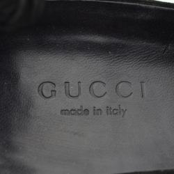 مملوكة مسبقًا Gucci Black Rope High Heel Sandals Size 41