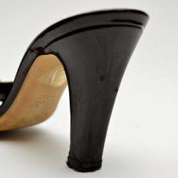 Pre Owned Gucci Crystal Horsebit Slides Size 36